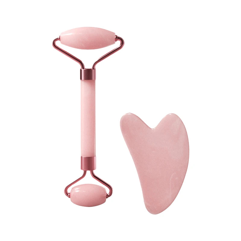 2-in-1 Facial Roller & Gua Sha Massage Kit