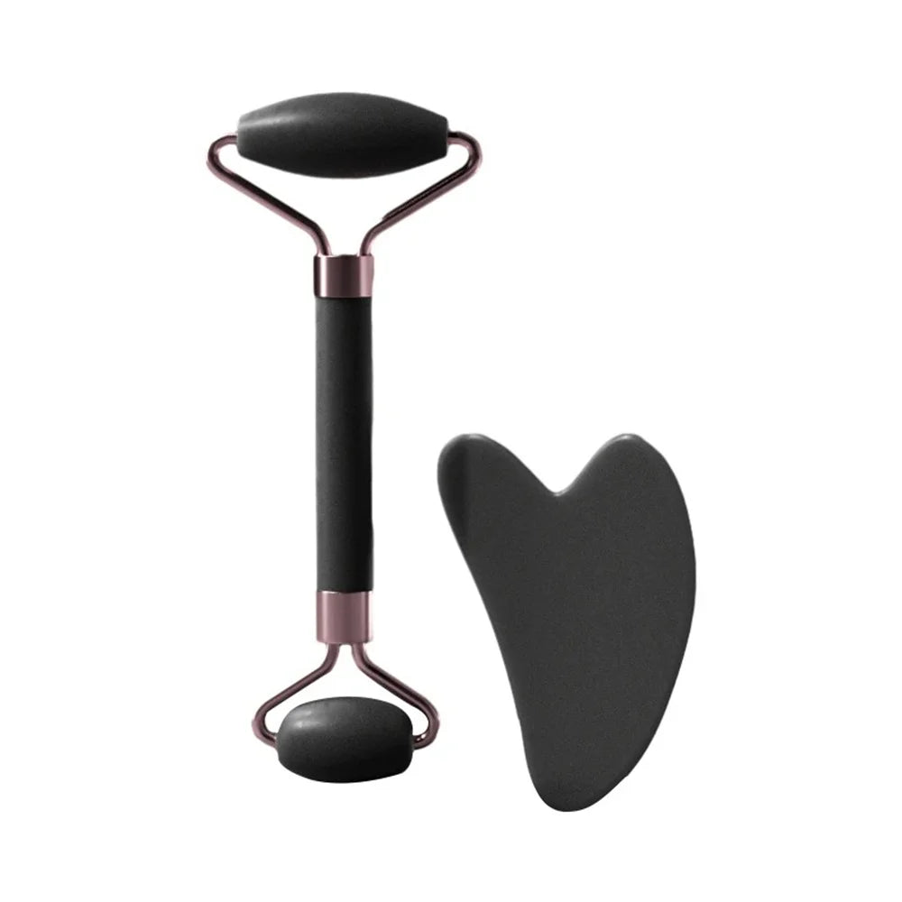 2-in-1 Facial Roller & Gua Sha Massage Kit