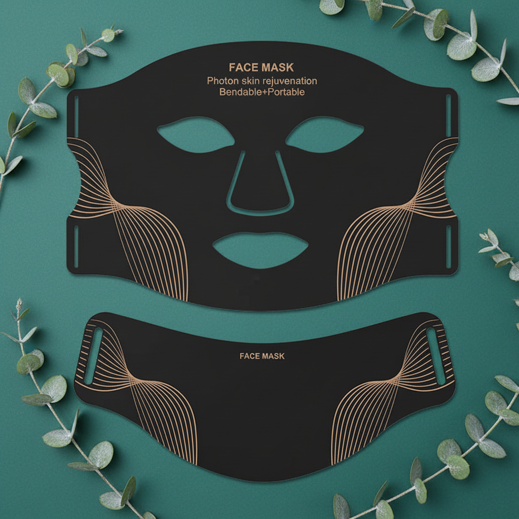 7-Color LED Face & Neck Mask | Wireless Red Light Therapy for Anti-Aging & Skin Rejuvenation
