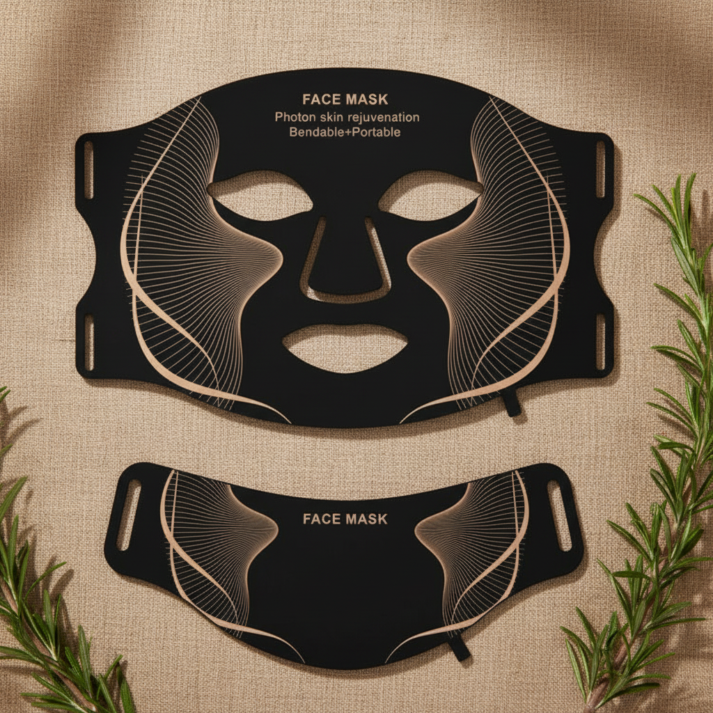 7-Color LED Face & Neck Mask | Wireless Red Light Therapy for Anti-Aging & Skin Rejuvenation