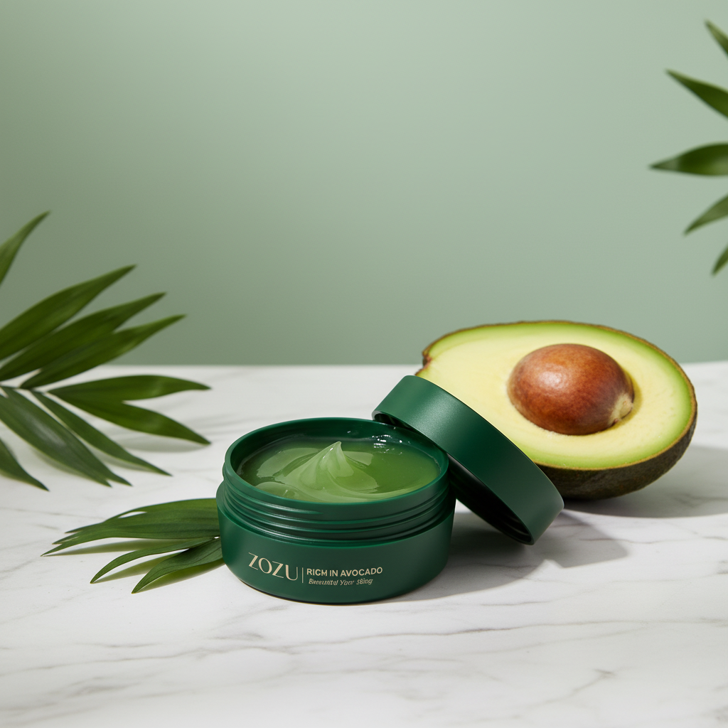 Cooling avocado collagen eye masks for refreshed-looking eyes