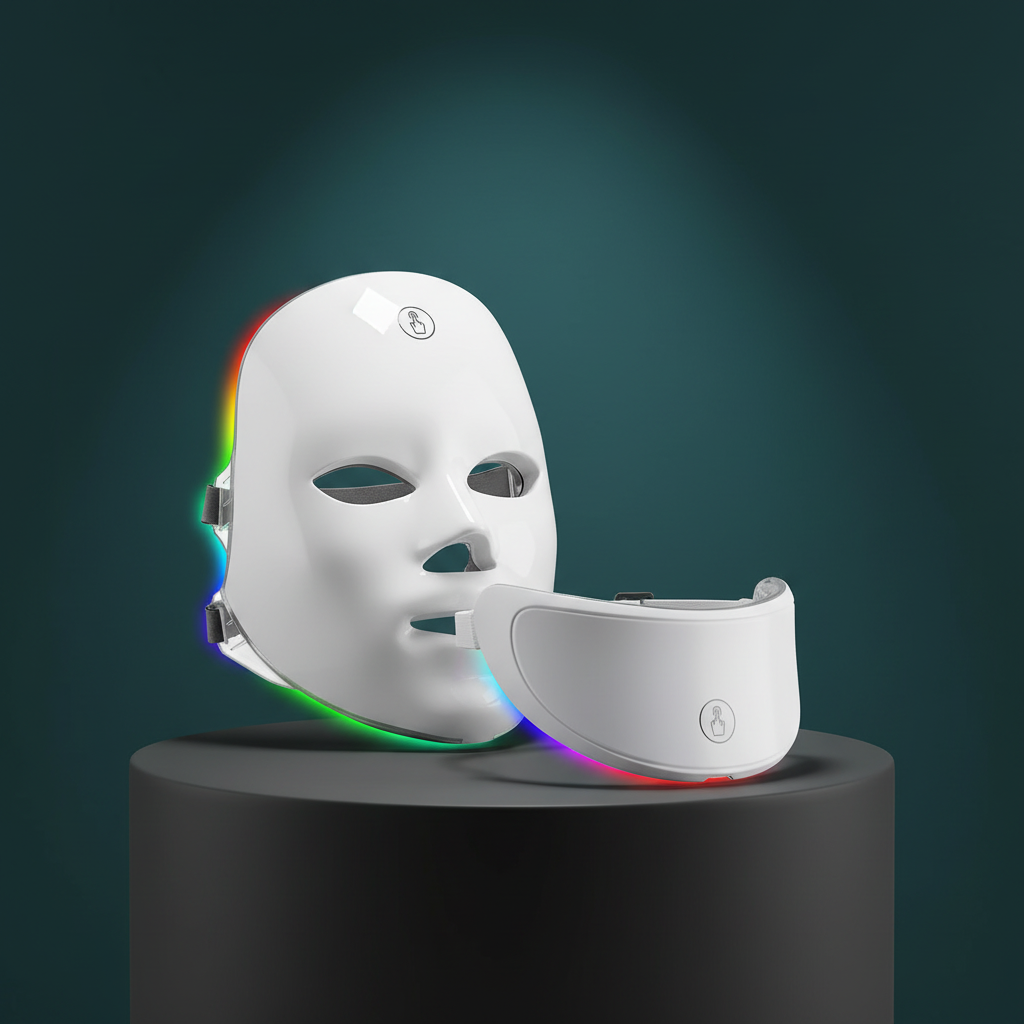 Wilde & Pure LumiGlow 7-color LED face and neck therapy mask